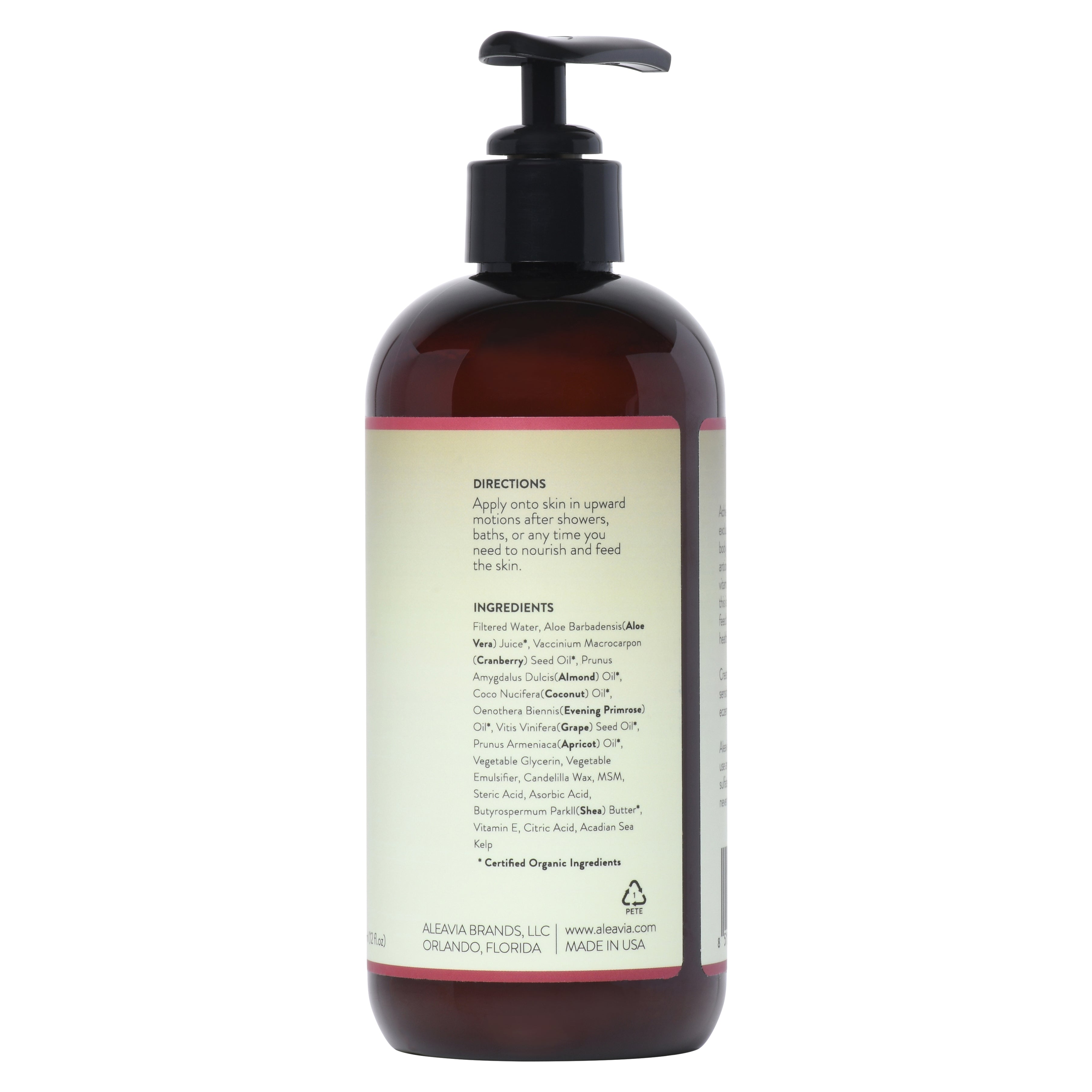 AleaviaCranberryPlantbasedPrebioticBodyLotionToxin-Freeingredients-BeFreeDaily