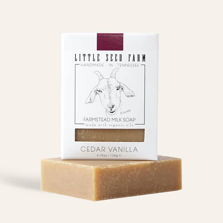 LittleSeedFarmBarSoapCedarVanillaBeFreeDaily
