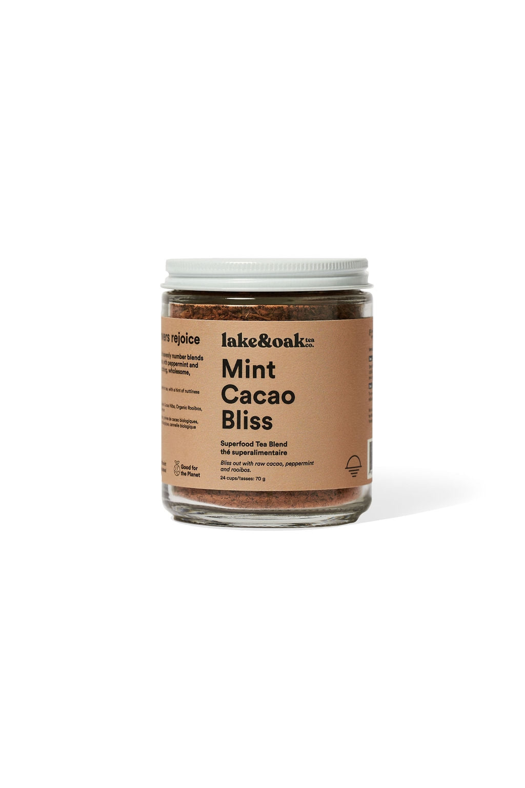 Lake&Oak Tea Co. Mint Cacao Bliss Loose Leaf Organic Superfood Tea-BeFreeDaily