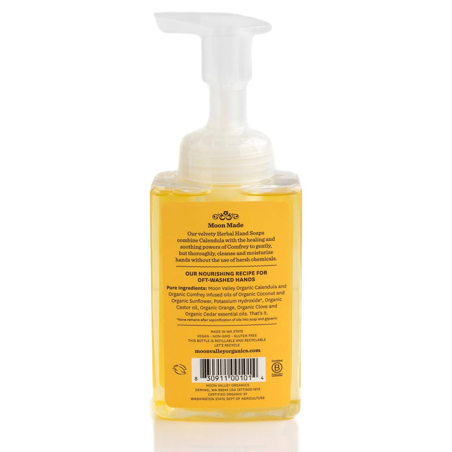 Moon Valley Organics Orange Spice Foaming Herbal Hand Soap