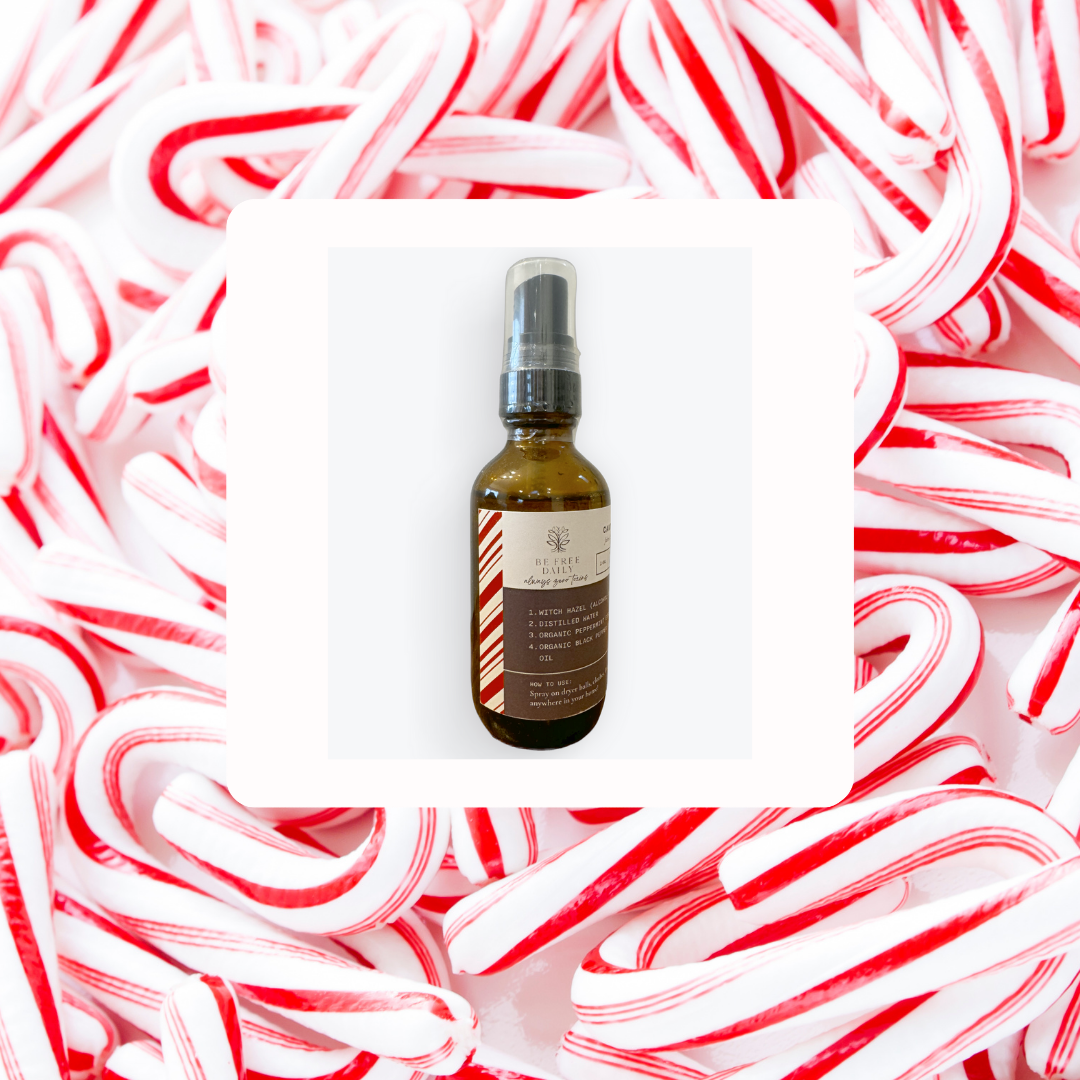 Be Free Daily Candy Cane Fabric & Room Freshener