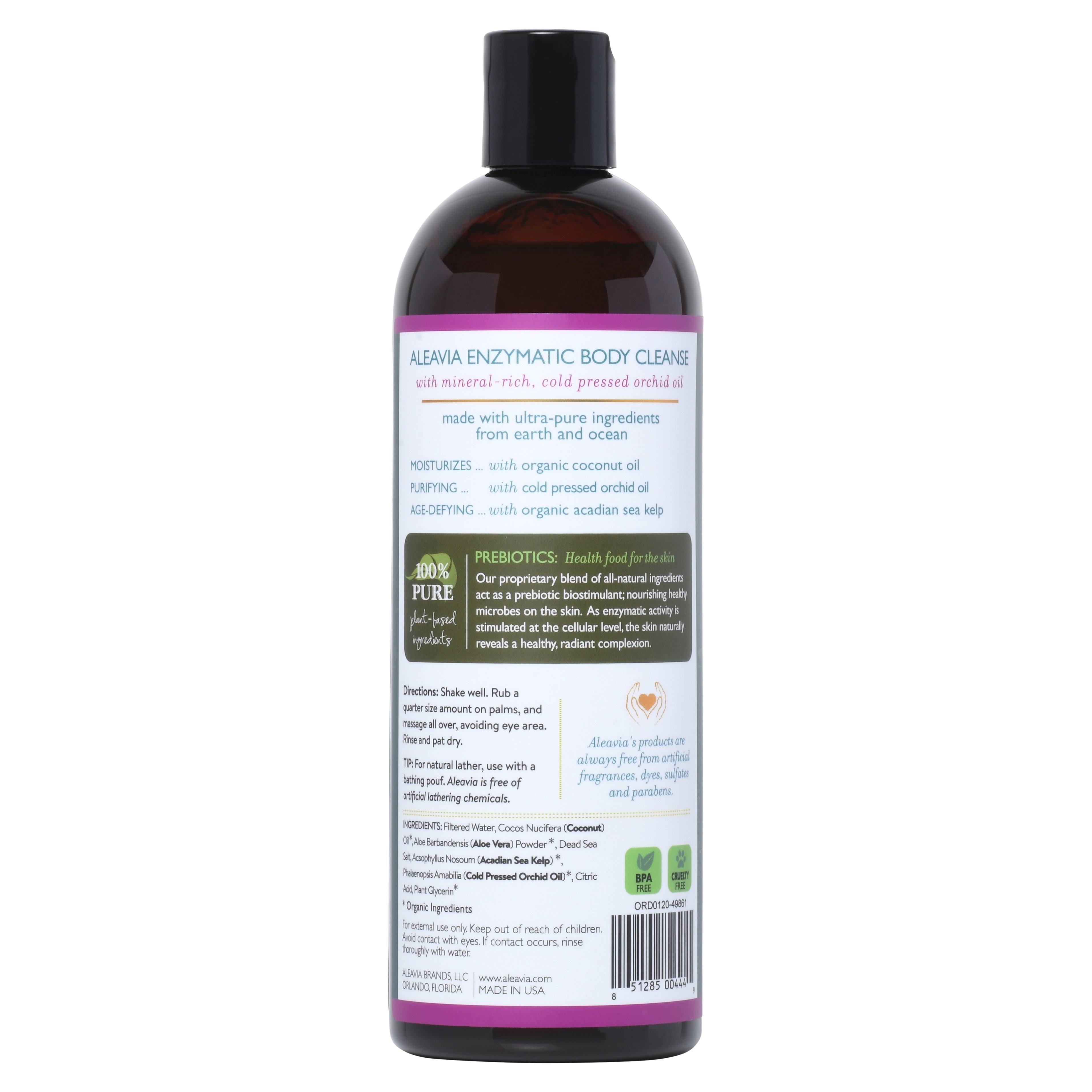 AleaviaOrchidBodyCleansePlantbasedPrebioticSkincare-BeFreeDaily