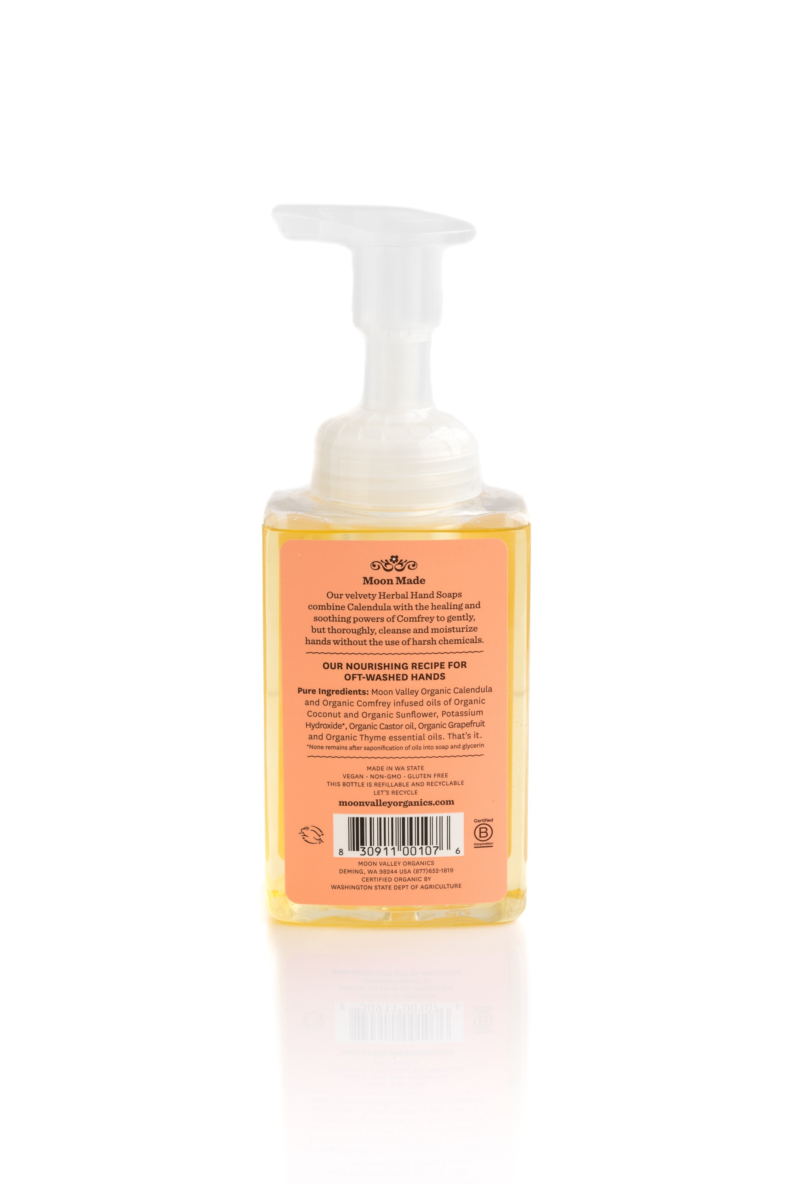 Moon Valley Organics Grapefruit Thyme Foaming Herbal Hand Soap