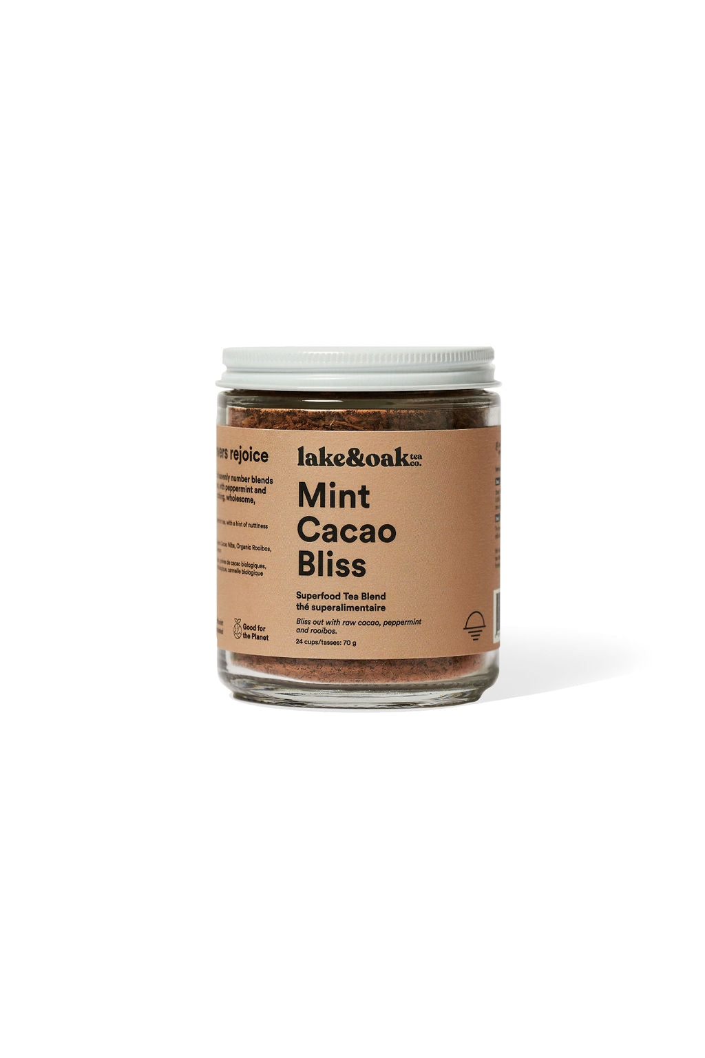 Lake&Oak Tea Co. Mint Cacao Bliss  Loose Leaf Organic Superfood Tea-BeFreeDaily