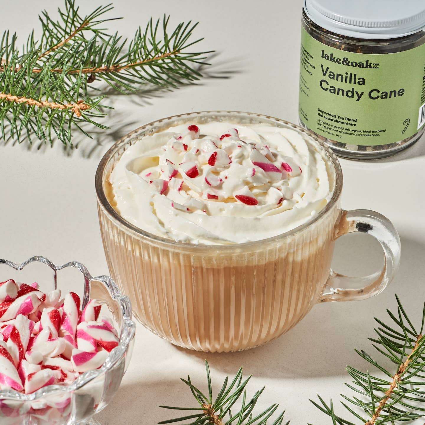 Superfood tea- Vanilla Candy Cane