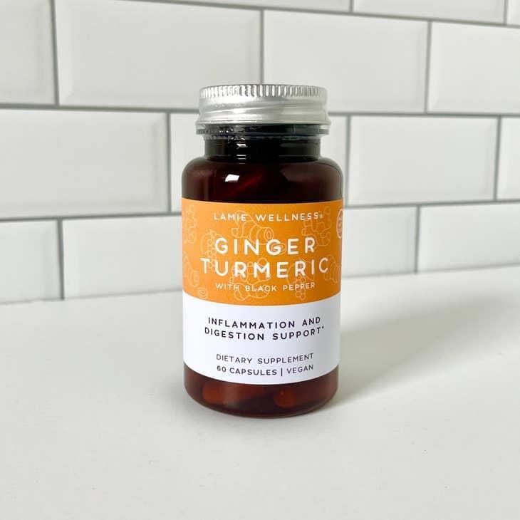 Lamie Wellness Organic Ginger Turmeric Capsules - BeFreeDaily